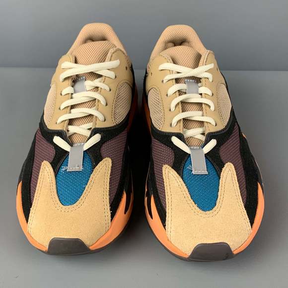ADIDAS x YEEZY Boost 700 Beige Multi-Color Suede Wave Runner Sneakers - Picture 4 of 8